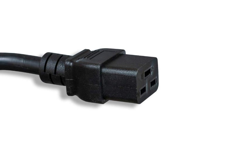 Cablelera AC Power Cord Extension, IEC320 C20 to IEC320 C19, 2' 12AWG, 20A, 250V (ZWACFGAB-02) - Image 3